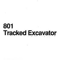 JCB 801 Tracked Mini Excavator Service Manual - 9803/3161