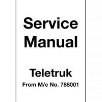 JCB 2.0D/G, 2.5D/G, 3.0D/G, 4x4 3.0D, 4x4 3.5D Teletruk Service Manual - 9803/3400-16