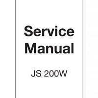JCB JS200W Wheeled Excavator Service Manual - 9803/6320-2