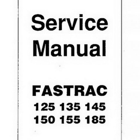 JCB 125, 135, 145, 150, 155, 185 Fastrac Tractor Service Manual - 9803/8000-14