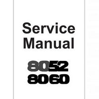 JCB 8052, 8060 Midi Excavator Service Manual - 9803/9290-4