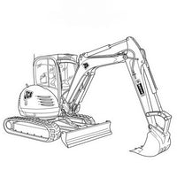 JCB 8040Z, 8045Z Mini Excavator Service Manual - 9803/9360-3