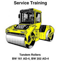 Bomag BW 161 AD-4, BW 202 AD-4 Tandem Rollers Service Training Manual