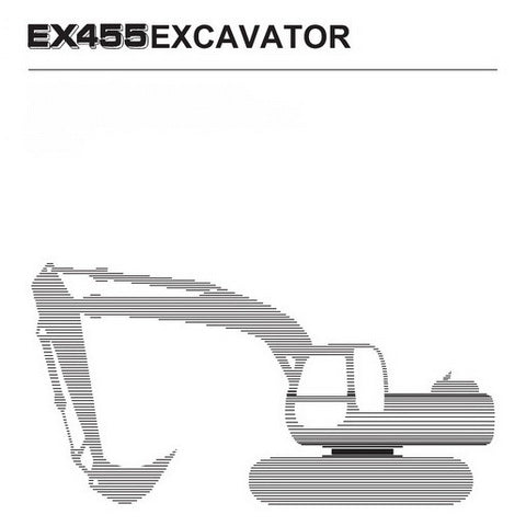 Fiat Kobelco EX455 (Tier2) Excavator Workshop Manual, Technical Operational Principle & Troubleshooting Manual