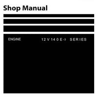 Komatsu 12V140E-3 Series Engine Shop Manual - SEN00291-04