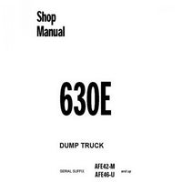 Komatsu 630E Dump Truck Shop Manual - DG675