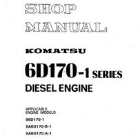 Komatsu 6D170-1 Series Diesel Engine Shop Manual - SEBES6161000
