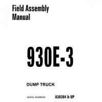 Komatsu 930E-3 Dump Truck Field Assembly Manual (A30304 and up) - CEAW003900