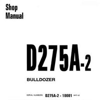 Komatsu D275A-2 Bulldozer (10001 and up) Shop Manual - SEBM000207