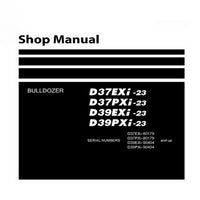 Komatsu D37EXi-23, D37PXi-23, D39EXi-23, D39PXi-23 Bulldozer Shop Manual - SEN06486-00