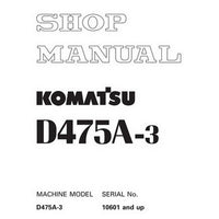 Komatsu D475A-3 Bulldozer (10601 and up) Shop Manual - SEBM017208