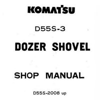 Komatsu D55S-3 Dozer Shovel (2008 and up) Shop Manual - D55S.3-BE2