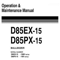 Komatsu D85EX-15, D85PX-15 Bulldozer Operation & Maintenance Manual - EEAM022804