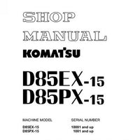 Komatsu D85EX-15, D85PX-15 Bulldozer Shop Manual - SEBM029105