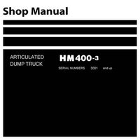 Komatsu HM400-3 Dump Truck Shop Manual (3001 and up) - SEN05632-06