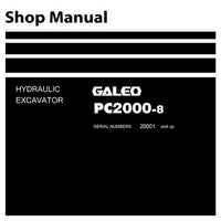 Komatsu PC2000-8 Galeo Hydraulic Excavator Shop Manual (20001 and up) - SEN01607-06