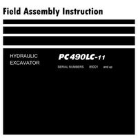 Komatsu PC490LC-11 Hydraulic Excavator Field Assembly Instruction (85001 and up) - GEN00126-01