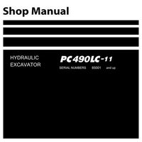 Komatsu PC490LC-11 Hydraulic Excavator Shop Manual (85001 and up) - SEN06494-03