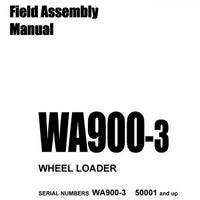 Komatsu WA900-3 Wheel Loader Field Assembly Manual (50001 and up) - GEN00019-00
