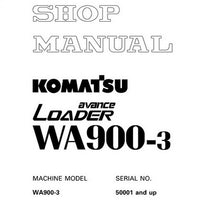 Komatsu WA900-3 avance Wheel Loader Shop Manual (50001 and up) - SEBM013512