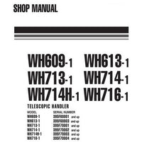 Komatsu WH609-WH716 Telescopic Handler Shop Manual - WEBM005700
