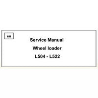 Liebherr L504 - L522 Wheel Loader Service Manual